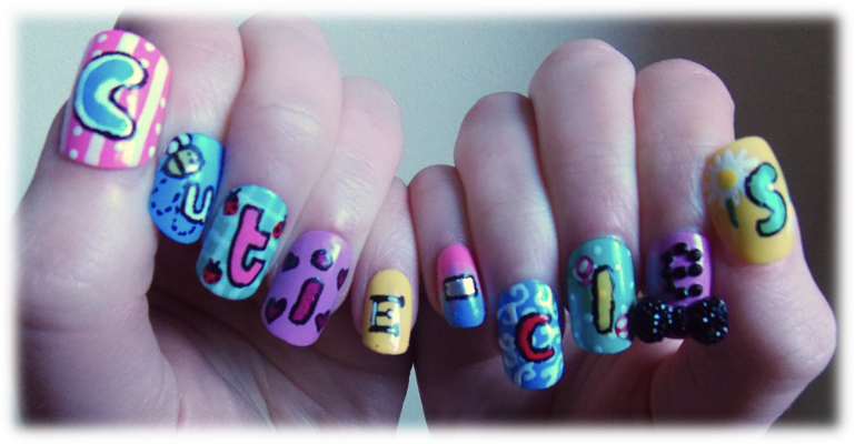 Cutie-cles - Nail Polish (769x400), Png Download