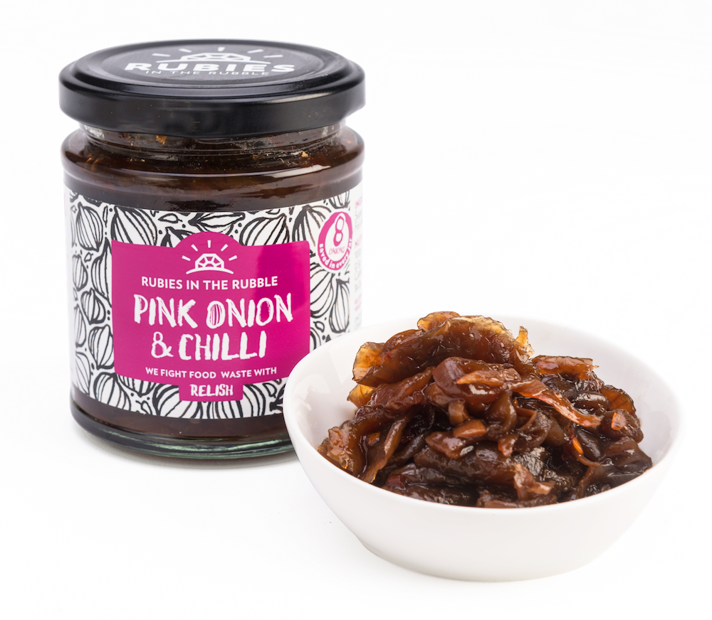 Relish Gift Set - Rubies In The Rubble Pink Onion & Chilli Relish (1000x872), Png Download