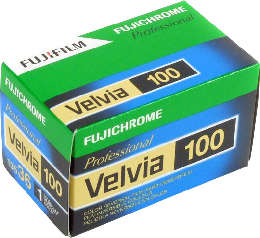 Fujichrome Velvia - Fuji Provia 100f 35mm (1000x700), Png Download