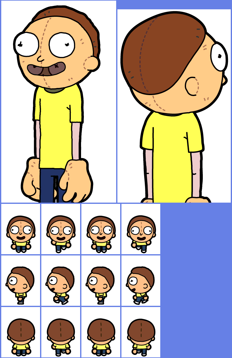 Pocket Mortys Mascot Morty (747x1152), Png Download
