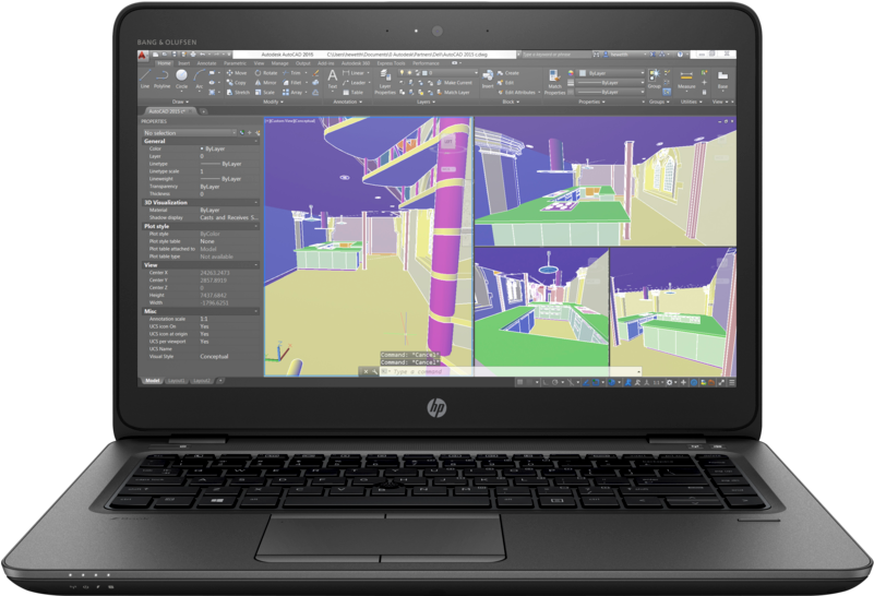 Hp Zbook 14u G4 Mobile Workstation (800x600), Png Download