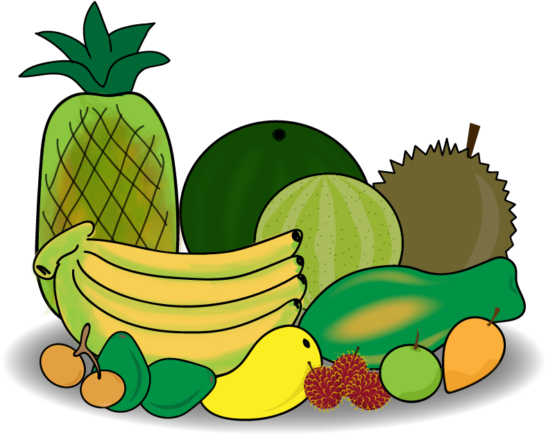 Tropical Fruit (800x800), Png Download