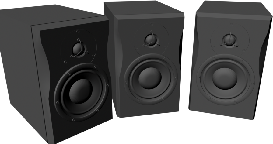 Air Speakers D By - Music (900x506), Png Download