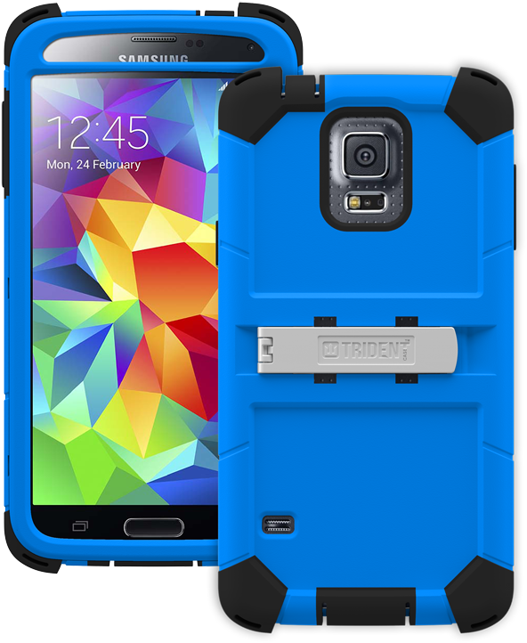 Trident Samsung Galaxy S5 Kraken Ams Case - Blue (900x900), Png Download