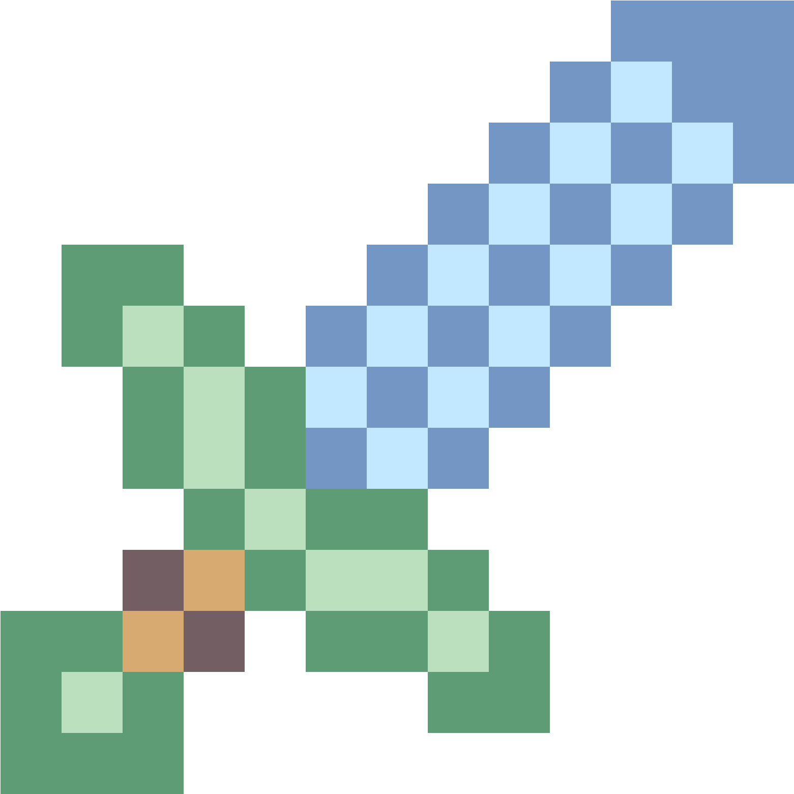It's An Icon Of A Short, Double-edged Sword - Espada De Ferro Do Minecraft (1600x1600), Png Download