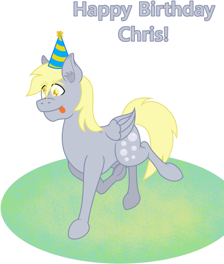 Slimeyjenkins, Birthday, Derpface, Derpy Hooves, Female, - Cartoon (819x1024), Png Download