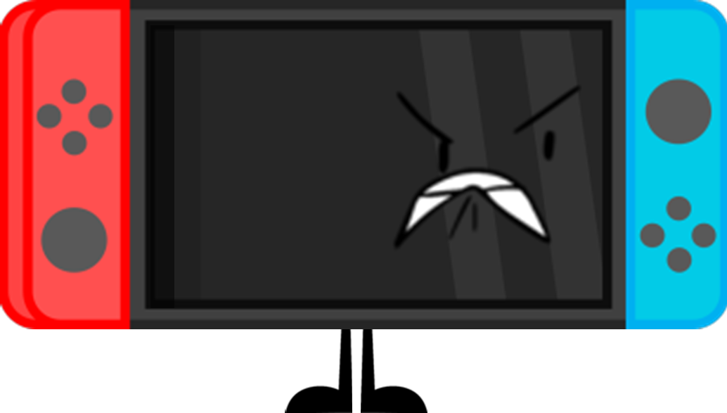 Nintendo Switch Pose - Computer Monitor (1034x587), Png Download