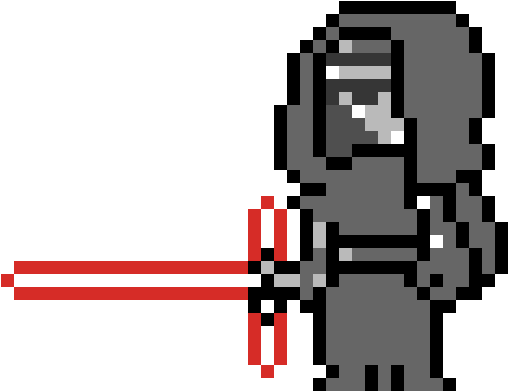 Kylo Ren - Pixel Jedi (936x585), Png Download