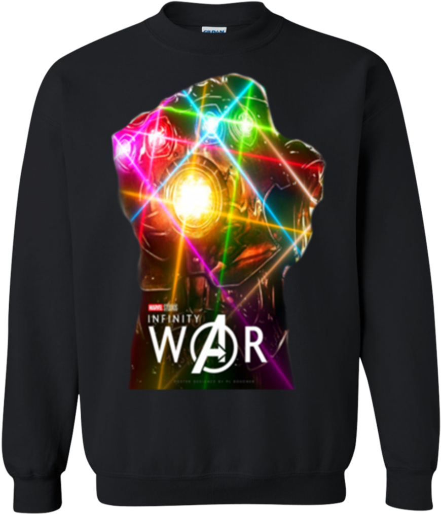 Infinity Gauntlet Infinity War Thanos Shirt Sweatshirt - Shirt (1024x1024), Png Download