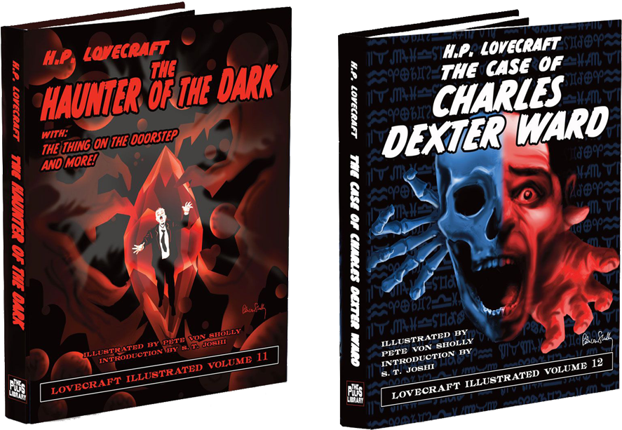 Haunter/ward Lovecraft Illustrated Volumes 11 & - H. P. Lovecraft (973x615), Png Download