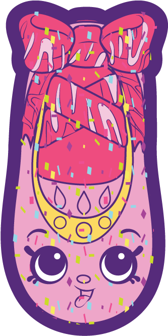 Shopkins Season 9 Glitzi Dancers Tribe Team Polly Pointes - Season 9 Polly Pointes Shopkin (834x834), Png Download