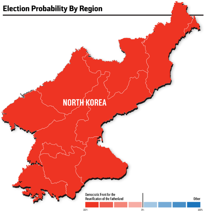 Ed Johnson - Blank Map Of North Korea (720x737), Png Download