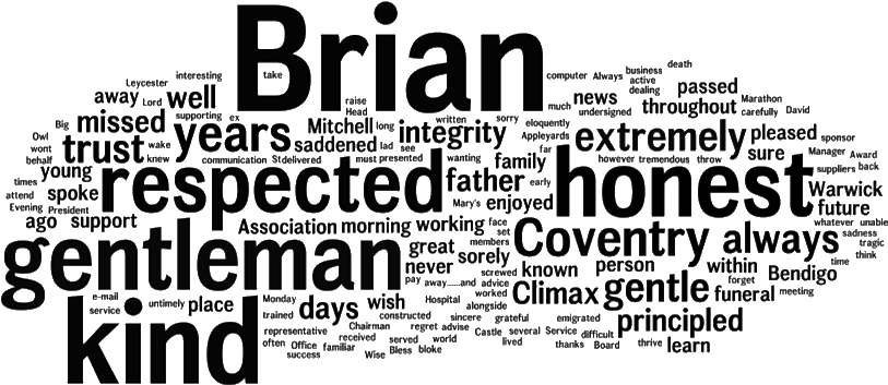 After Brian's Death, His Family Requested That In Place - British Heart Foundation (824x373), Png Download