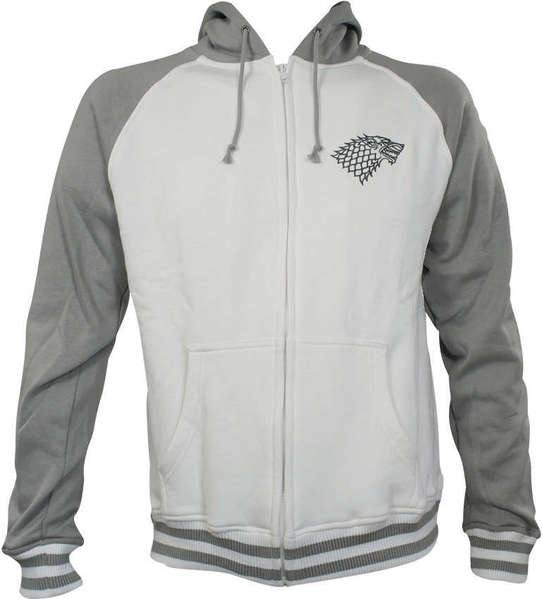 Winter Is Coming House Stark Hoodie - Hoodie (850x850), Png Download