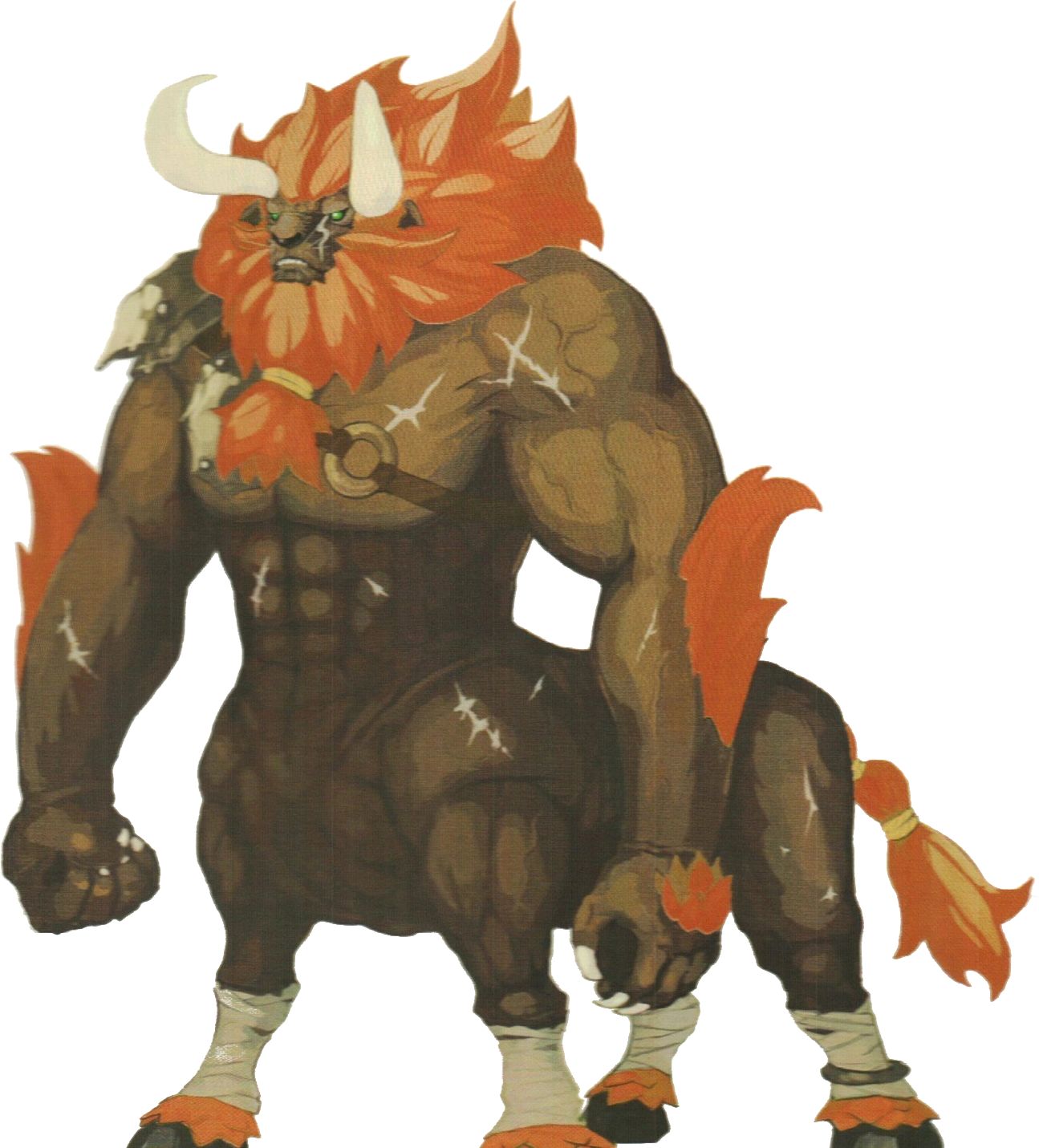Botw Lynel Concept Art - Ganondorf Breath Of The Wild Concept (1295x1431), Png Download