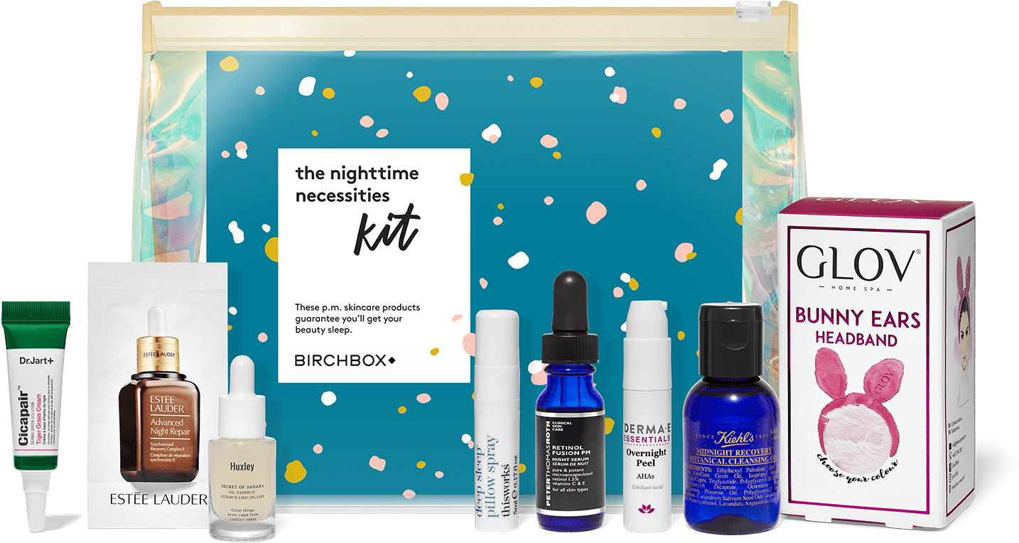 New Birchbox Kit Free Gift Coupons The Nighttime Necessities - Blog (1500x1041), Png Download