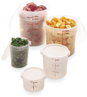 Food Storage Container, Round, Polypropylene 8 Qt, - Cambro (rfs12pp190) 12 Qt Round Polypropylene Food (800x800), Png Download