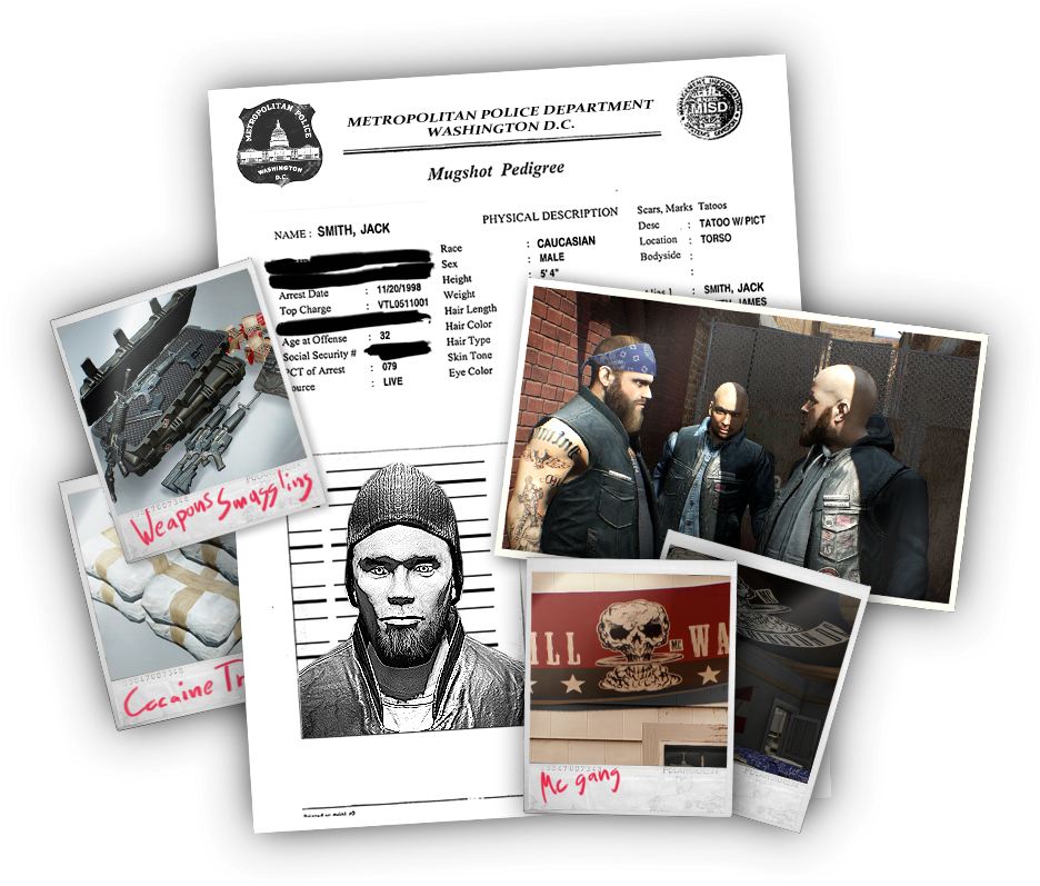 Big Oil 1 Biker Gang - Payday 2 Biker Gang (1024x1024), Png Download