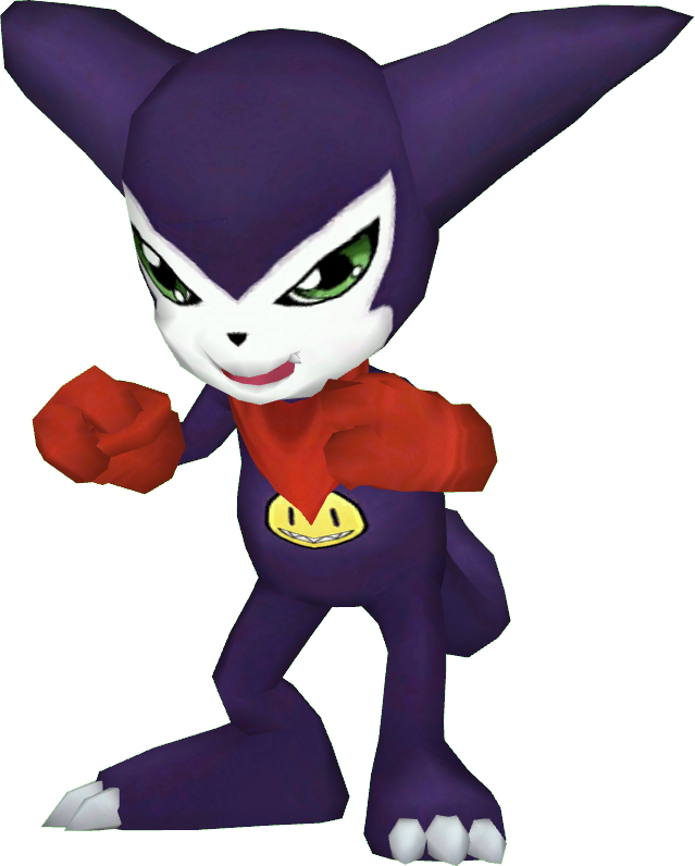 Digimon New Order Impmon (639x796), Png Download