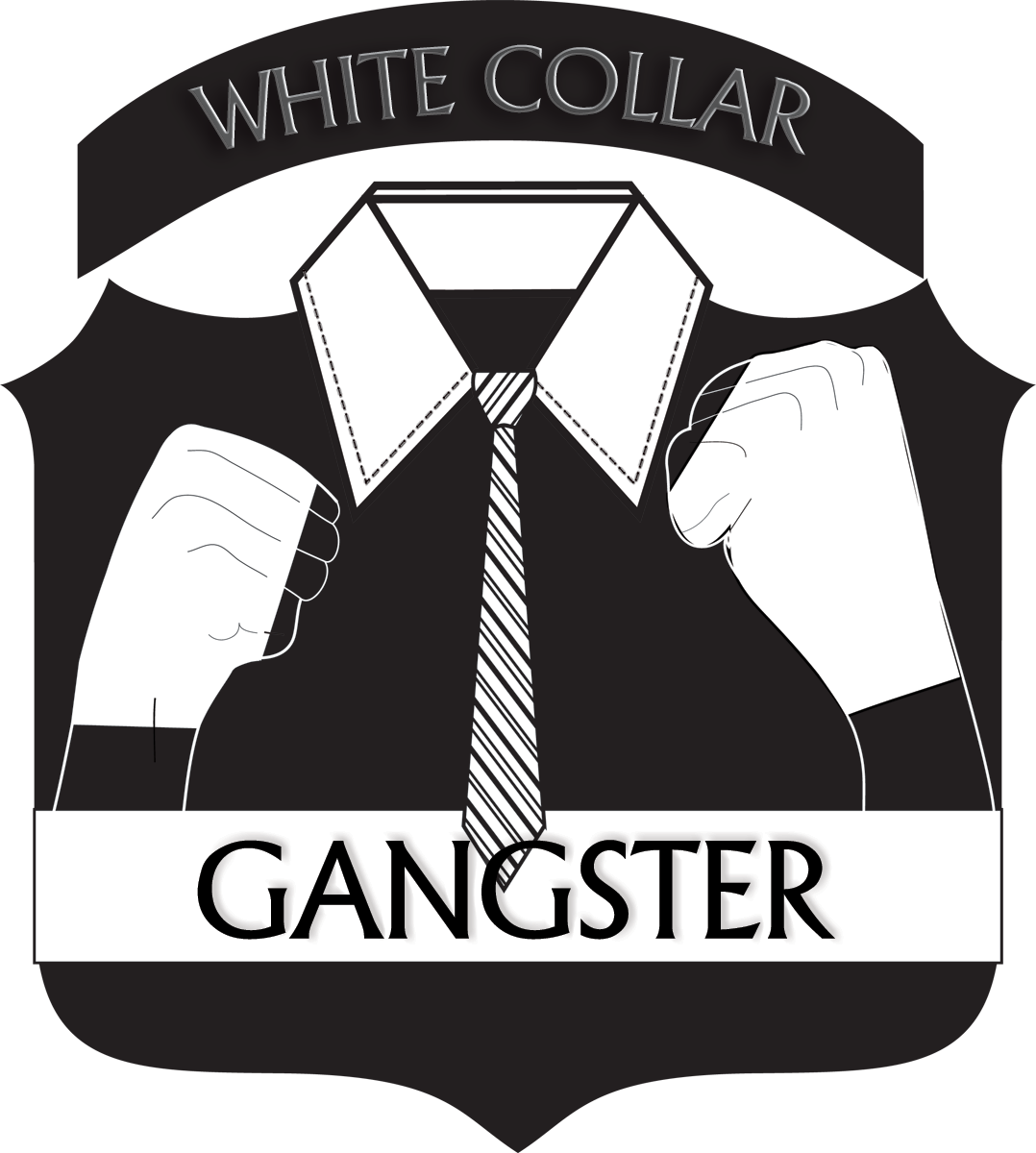 Logo Design By Sassyx For White Collar Gangster - Illustration (1078x1200), Png Download