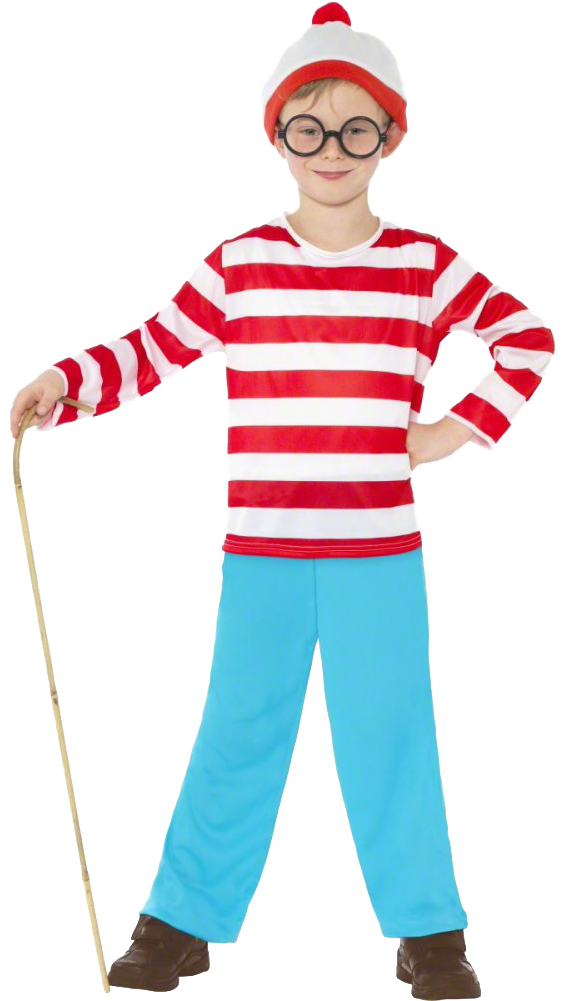 Where's Wally Is A Bona Fide Book Week Favourite - World Book Day Boy Characters (1000x1000), Png Download