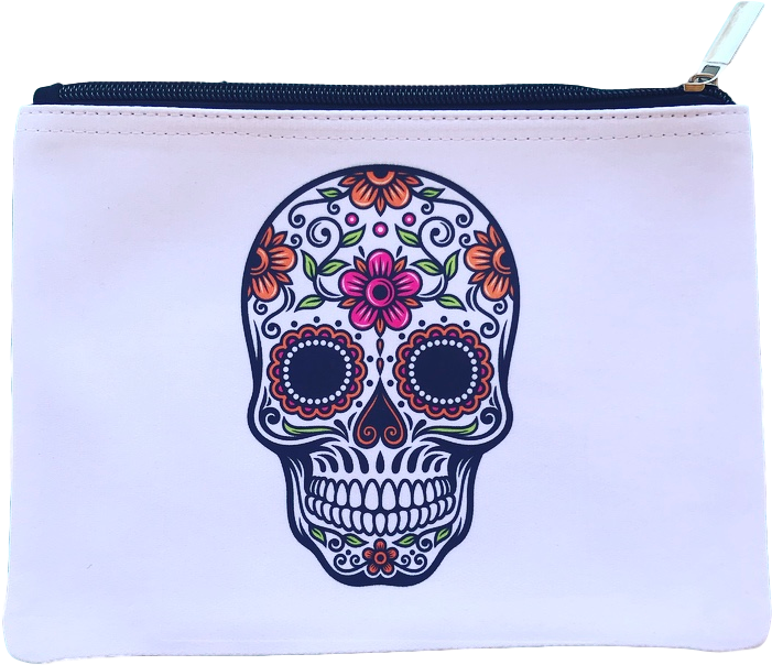 Day Of The Dead Skull Rose (750x716), Png Download