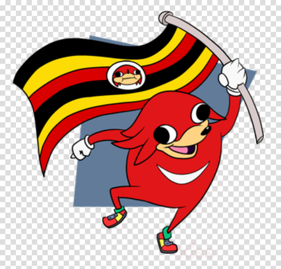 Ugandan Knuckles In Ugandan School Clipart Knuckles - Ugandan Knuckles In Ugandan School (900x860), Png Download