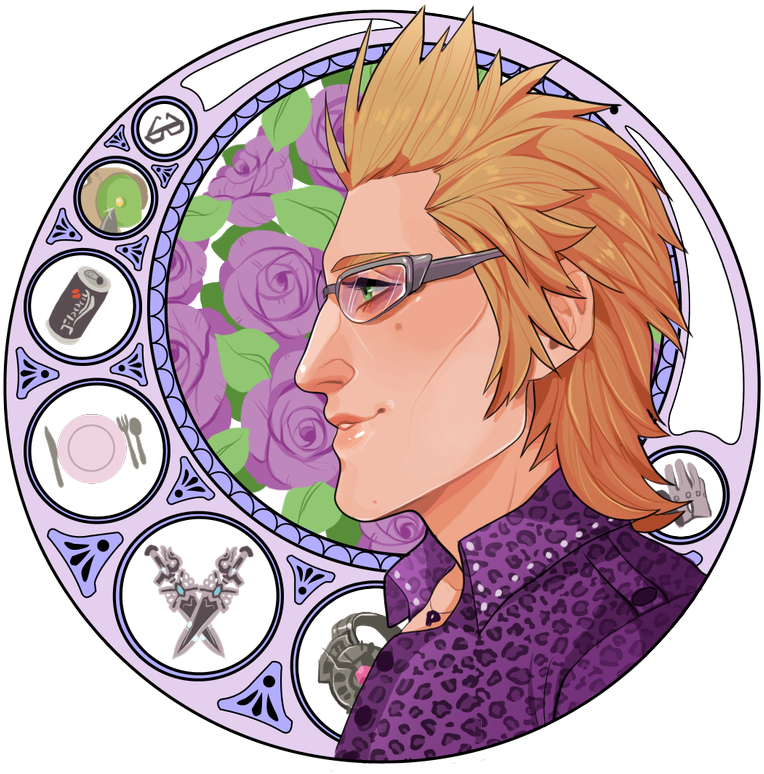 All Of My Xv Art Nouveau Charm Designs Are Finished - Kingdom Hearts (927x1200), Png Download