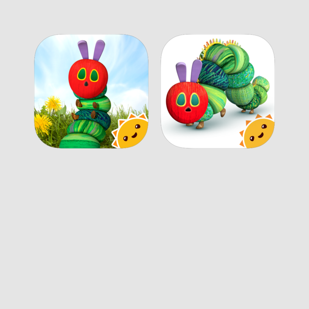 The Hungry Hungry Caterpillar Png Vector Library Download - My Very Hungry Caterpillar App (630x630), Png Download