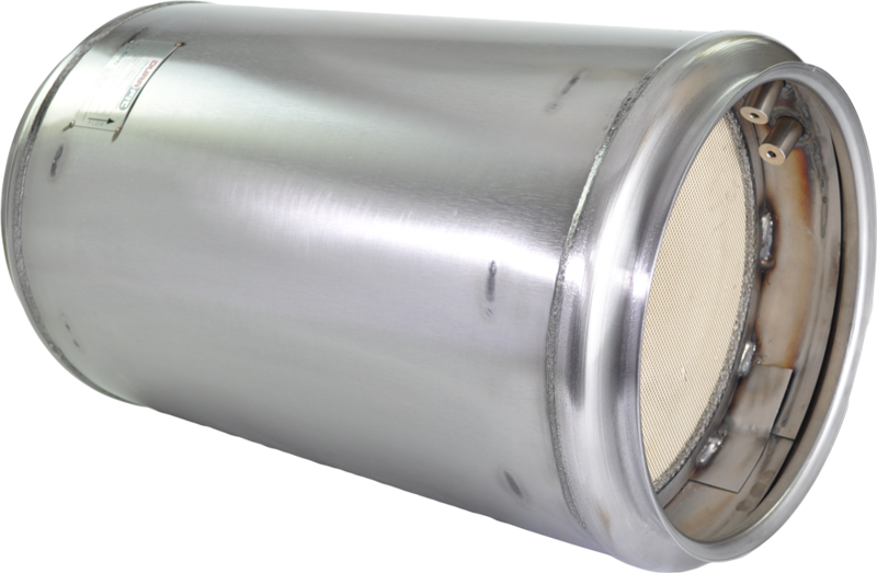 Caterpillar C7 - Diesel Particulate Filter (800x523), Png Download