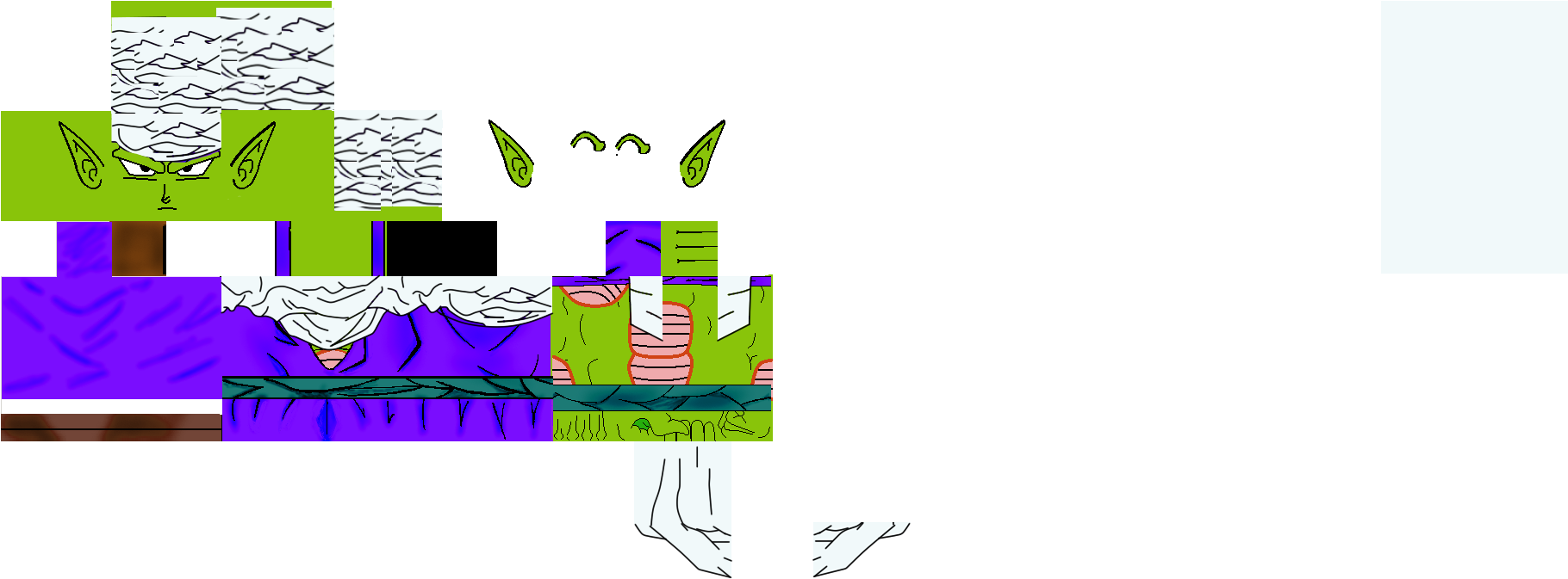 Also Characters Like Piccolo Have Their Layer In A - Piccolo (2048x1024), Png Download