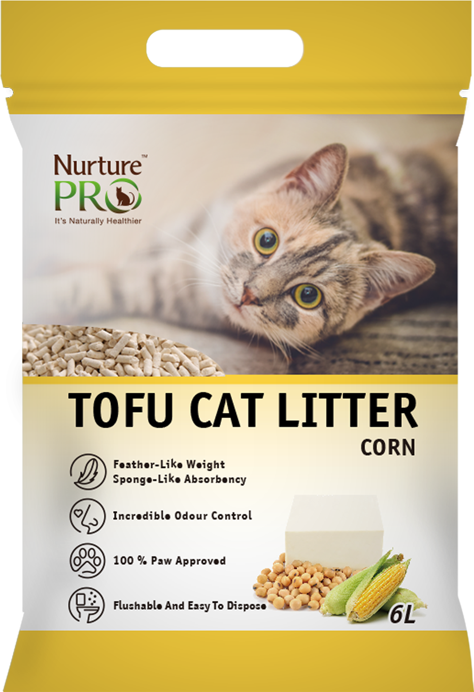 Home - Nurture Pro Tofu Cat Litter (1000x1426), Png Download