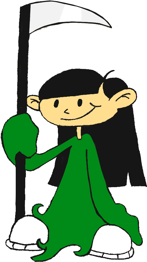 Kuki As The Grim Reaper By Sapphireghost - Kuki Codename Kids Next Door (513x901), Png Download