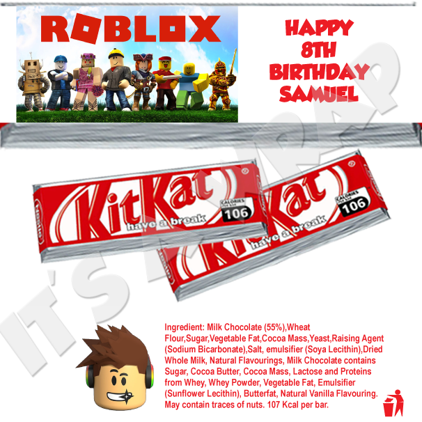 Roblox Kitkat Wrappers - Kit Kat (606x606), Png Download
