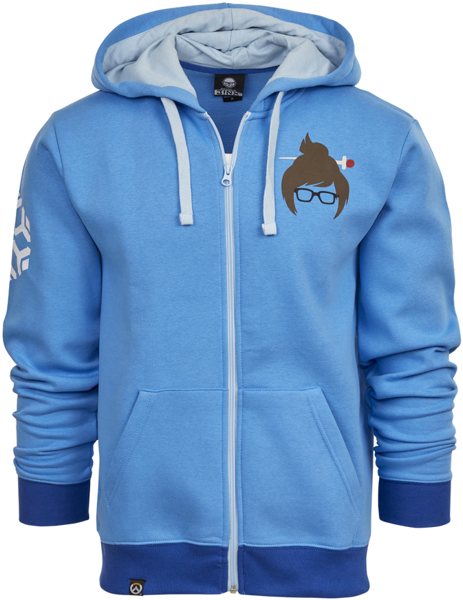 Pharah, Mccree, Torbjorn, Orisa, Mei And Ana Alongside - Overwatch Mei Ultimate Hoodie (800x1200), Png Download