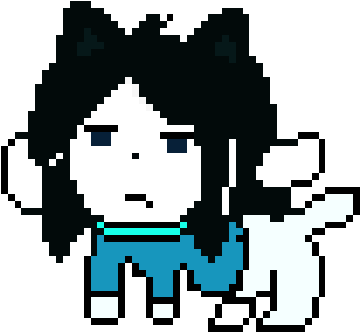 Floodtale Temmie Sprite - Temmies Png (650x530), Png Download
