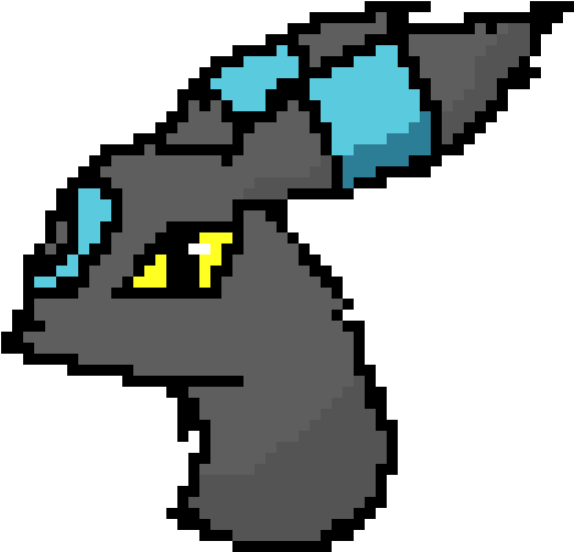 Shiny Umbreon Headshot - Umbreon (870x630), Png Download