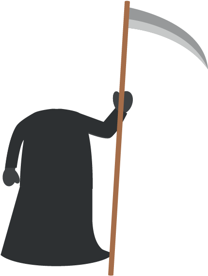 Grim Reaper - Vsp Global (650x700), Png Download