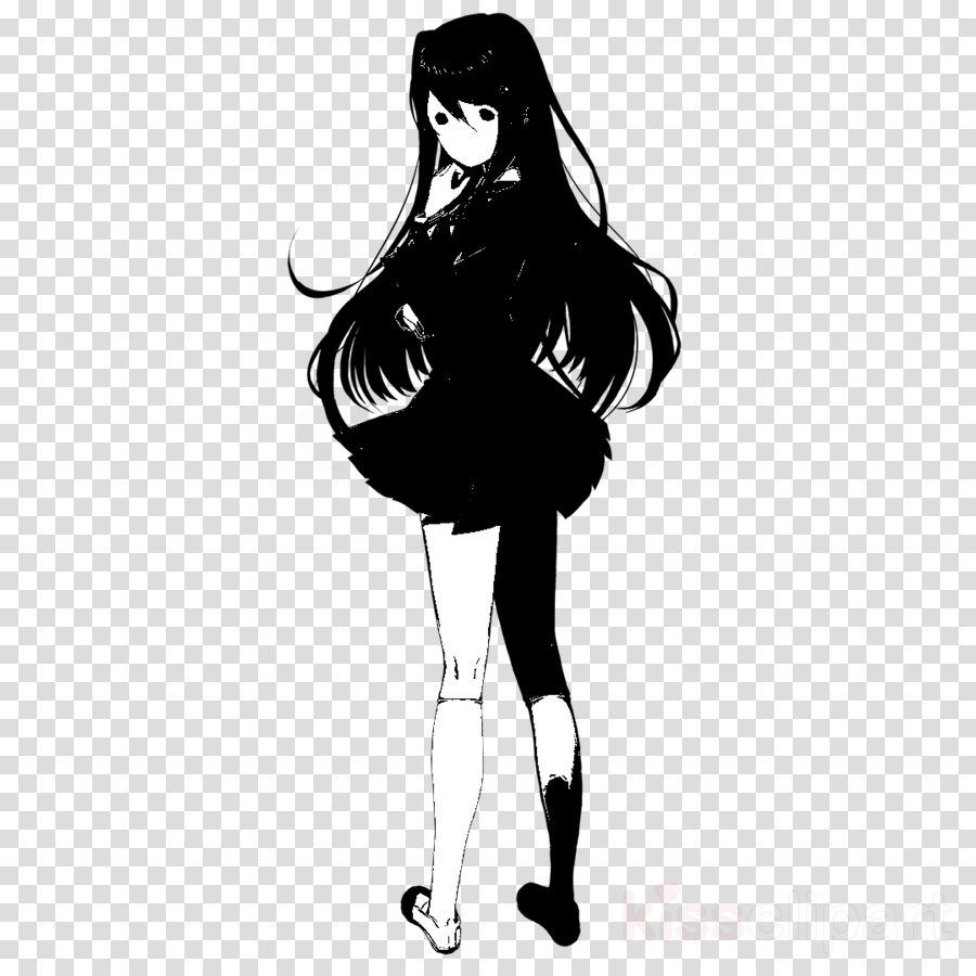 Download Doki Doki Yuri Ghost Clipart Doki Doki Literature - Doki Doki Literature Club Ghost (900x900), Png Download