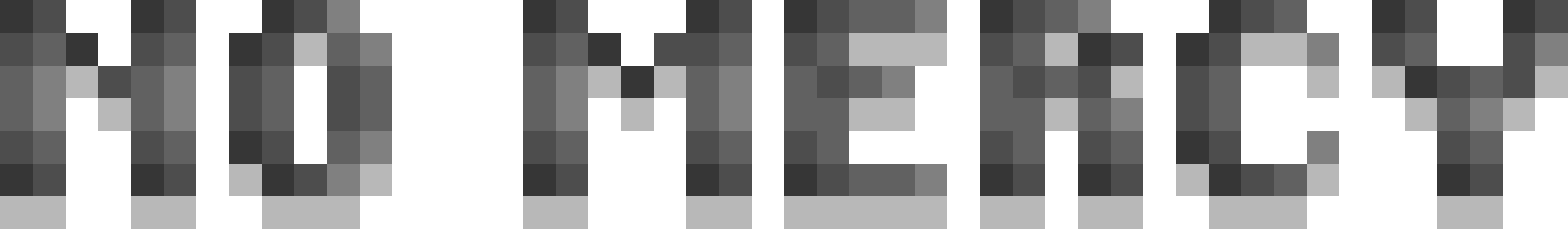 N O M E R C Y - Monochrome (5200x1100), Png Download