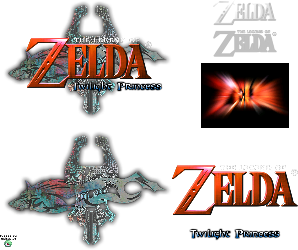 Gamecube The Legend Of - Legend Of Zelda Twilight Princess Logo (1088x882), Png Download