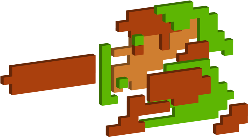 Link The Legend Of - Link The Legend Of Zelda 8 Bit (900x506), Png Download