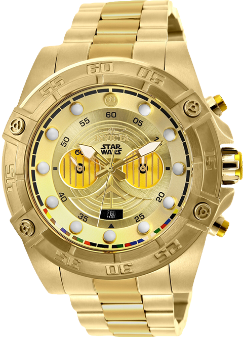 Model 26525 Jewelry - Invicta C 3po (480x666), Png Download