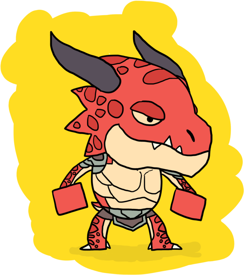 1 Oct - Ragnir Brawlhalla Fanart (837x954), Png Download