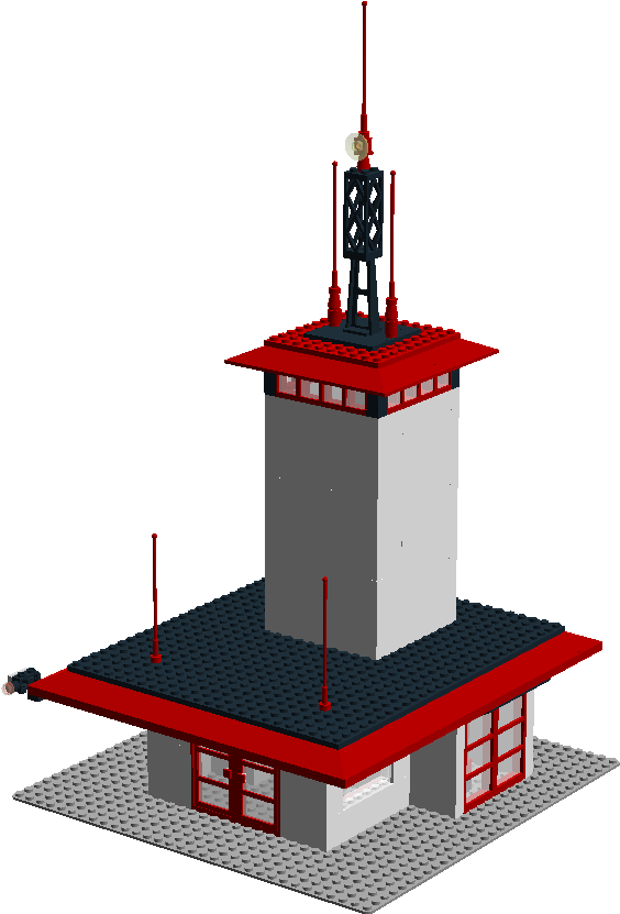 Radio Station [li2]1 - Observation Tower (1267x833), Png Download