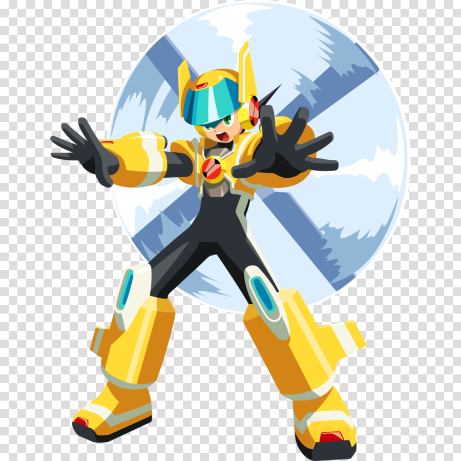 Megaman Battle Network Souls Clipart Mega Man Battle - Megaman Battle Network Gyroman (900x900), Png Download
