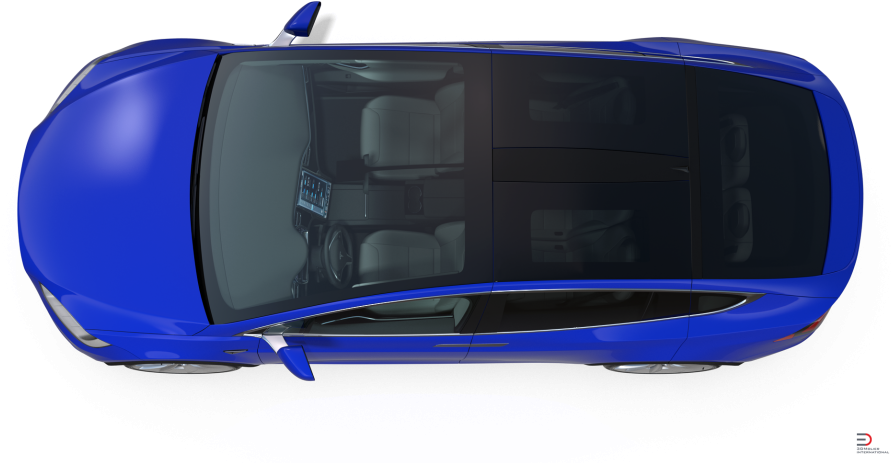 10 Tesla Model X Royalty-free 3d Model - Tesla Model X (920x517), Png Download