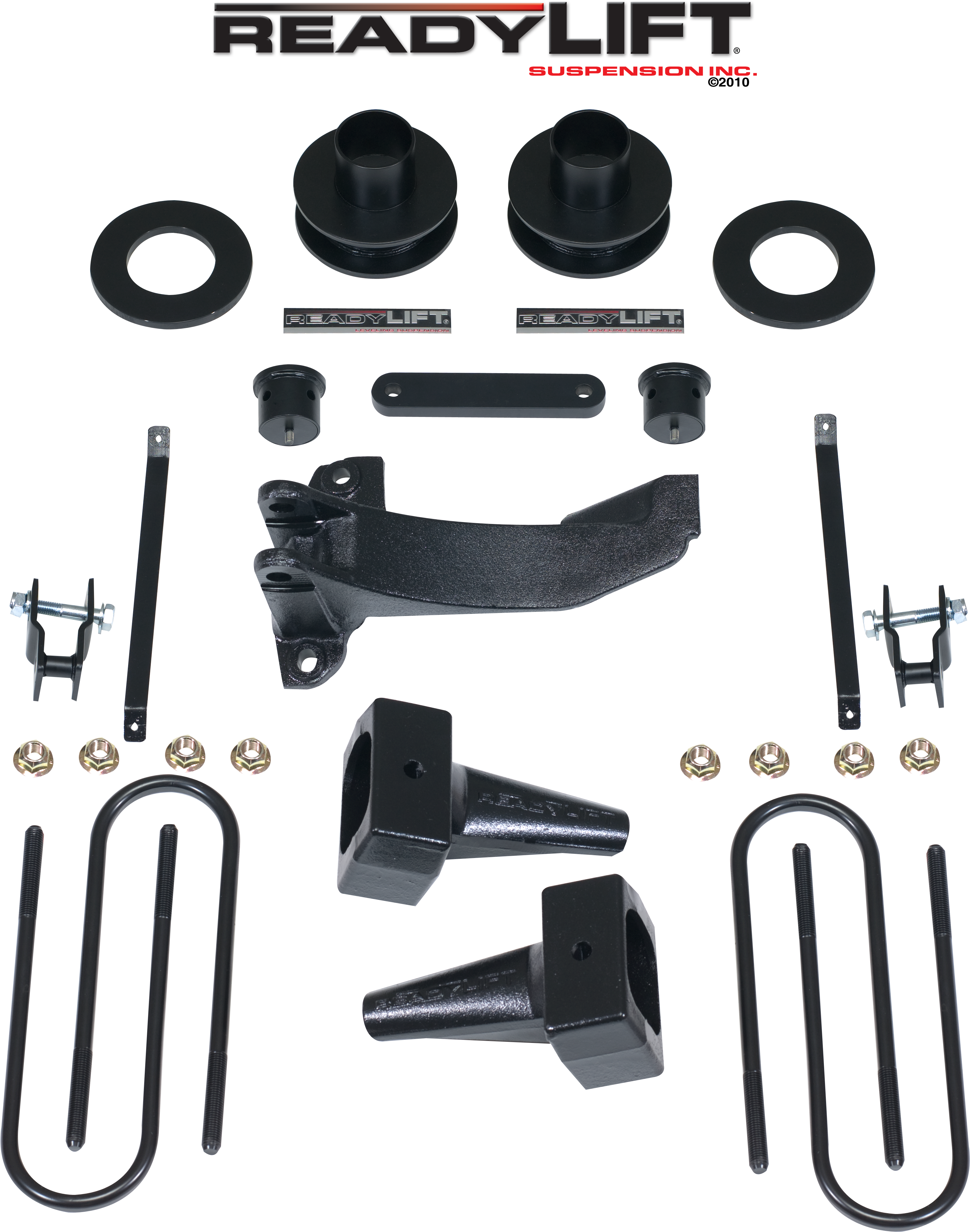 69-2515tp - Readylift 2.5 Sst Lift Kit 2017 Ford F250 (4090x5450), Png Download