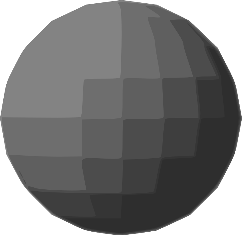 Gray Sphere Disco Ball - Gray Sphere (800x778), Png Download