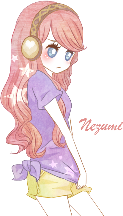 Vocaloid Megurine Luka Chibi 2 Mauve, Vocaloid, Chibi, - Megurine Luka (480x770), Png Download